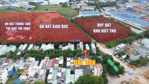 giảm 200tr bán lô đất 122m2 ngang 5m gần kcn vsip1 chợ hòa lân.quy hoạch đồng bộ đẹp giá tốt