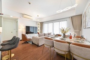 bán 3pn masteri ban công 4 cánh - bếp mở - 99m2 - toà t5 - 12.5 tỷ all in - sang masteri 