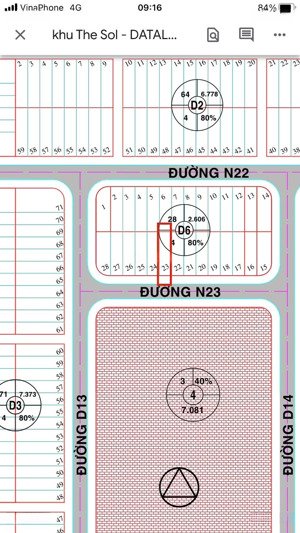 cần bán gấp nền đất khu the sol city, sổ hồng riêng, giá 2.4 tỷ