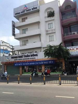 bán nhà góc 2mt kinh dương vương p12 q6 dt 16.3x16m cn 255.2m2 kc 6 tầng, 150tr - 87 tỷ