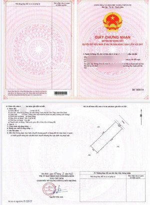 chỉ 2tỷ có ngay 132m2 đất ở thị trấn, pháp lý đầy đủ