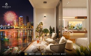 bán nhanh căn hộ 2pn peninsula - view sông hàn, pháo hoa - sổ hồng lâu dài - giá gốc từ cđt