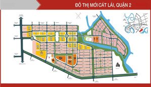 đất nền khu đô thị cát lái, phường cát lái, quận 2: c3 - 5 -(9,5x20m) giá 60tr/m2