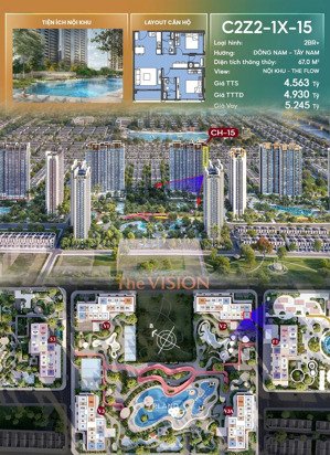 đừng bỏ lỡ - căn góc 2pn + view bắn pháo hoa duy nhất tại pk the vision - masteri era landmark!