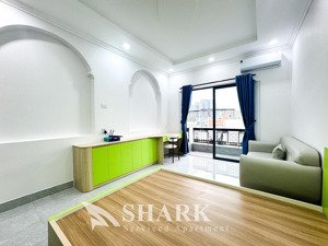 căn hộ 1 phòng ngủ, ban công, cửa sổ lớn gần metro văn thánh, nguyễn hữu cảnh, bình thạnh