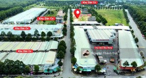 bán đất 2 mặt tiền 332m2 giá 610 triệu ngay phía sau chợ đêm bàu bàng , lai uyên , shr hợp đầu tư