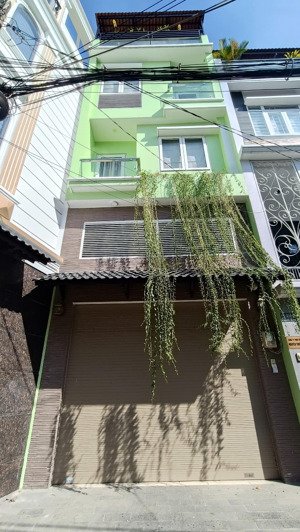 nhà mới đẹp, hẻm ô tô 8m, 5 tầng lê quang định, phường 7, bình thạnh 4,2 x 16m chỉ 9,9 tỷ