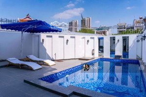 ngộp bank bán gấp nhà mặt tiền nguyễn bá huân, dt 7.44x28m - 4 tầng hồ bơi giá 35 tỷ