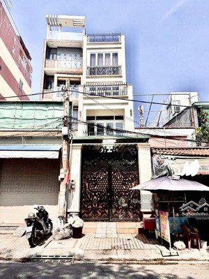 bán nhà mặt tiền bình long - p. bình hưng hoà a - bình tân, dt 4x25m - 5 tầng - giá 10.5 tỷ