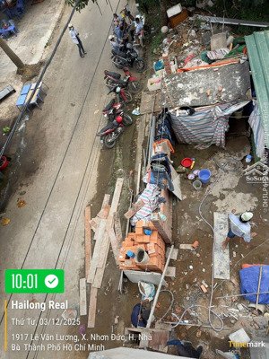 bán đất full thổ. dt 8x14m, giá 5 tỷ. khu dc đại việt, nhà bè. phù hợp xây chdv. xây ở