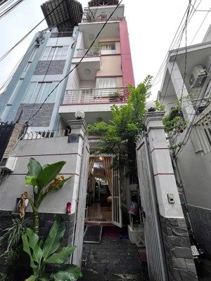 nhà bán 4 tầng + st- 74m2(3,3 x 22) 6 pn,7 wc -hẻm 637 phạm thế hiển,cách mt đường 20m p4q8 cũ shhc