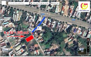 bán lô đất 258m2 kiệt bê tông 3m cách đường trần thủ độ chưa đến 100m, giá 9 tr/m2