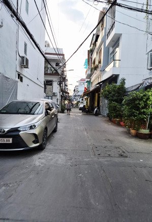 chủ bán gấp nhà 2 mặt hẻm xe hơi, sát vách quận 1, dt 57m, chỉ 7.xt, phường 3, bình thạnh
