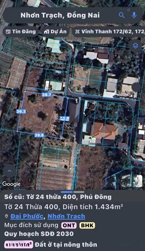 bán đất phú đông, nhơn trạch. đường ô tô 4,5m, diện tích đẹp, khu vực phát triển sầm uất, lh ngay