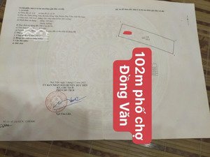 trung tâm phường đồng văn đất 2 mặt tiền trước sau, đường trước nhà 7m vị trí kinh doanh đắc địa