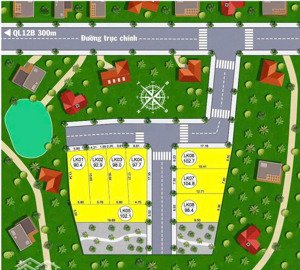 đất liền kề khu đô thị mới vụ bản, ngay quốc lộ 12b, full thổ cư