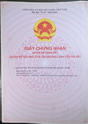 phố nối house, 4,27 tỷ, 70m2, mặt tiền 5m, hướng nam, yên mỹ, hưng yên - hàng hot!