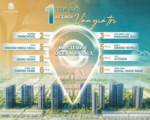 bán căn 2n view siêu đẹp nhất tại masteri era landmark vinhomes ocean park 3. giá chỉ từ 6xtr/m2