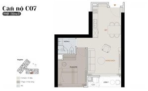 bán gấp hđmb căn d04 tầng 2x hướng bắc view pháo hoa tòa hh02 giá hđmb 4,139 tỷ. lh 