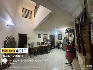 bán gấp trong tháng - bán nhà thạch thị thanh 124m² 3 tầng - 63.5 tỷ