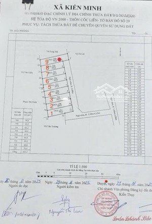 bán lô đất tại cốc liễn - minh tân - kiến thụy - ngõ 4m trải nhựa - đón sóng minh tân