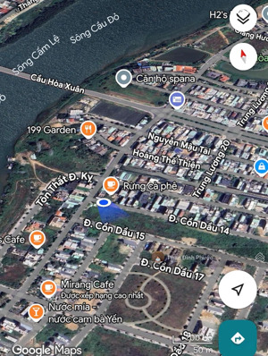 bán 2 lô liền kề mặt tiền cồn dầu 14 - hòa xuân