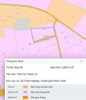 bán đất tại xã thiện nghiệp, phan thiết, bình thuận, 5,6 tỷ, 2800 m2 hàng hiếm giá tốt