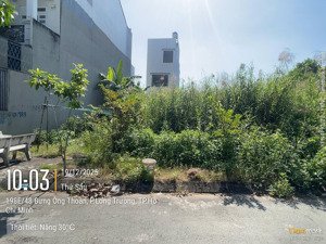 lô đất đẹp 84,5m2(4,24x20m) giá 5,99 tỷ hẻm 1/ bưng ông thoàn, phú hữu, tp thủ đức lh 