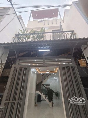 quận 6, nhà bà hom mới đẹp, sổ hồng vuông vức, hoàn công đầy đủ 3 tầng, nhận nhà đón tết