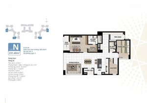 chính chủ bán căn penthouse starlake tây hồ tây 231m2 giá 3x tỷ full đồ, sẵn sổ cất kết