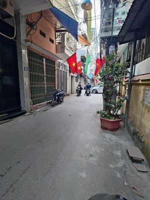 hiếm nhà triều khúc ô tô đỗ cửa view hồ 35m 4,5 tầng