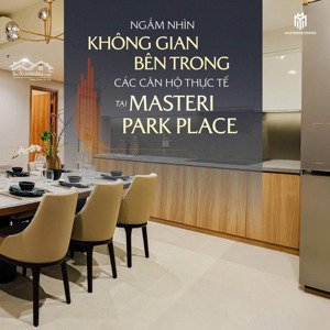 masteri park place - căn hộ 1pn diện tích 54m2 giá bán 6,4 tỷ ưu đãi 14%