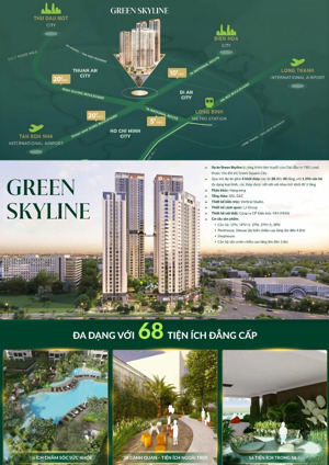 green skyline - xây xong 100% mới bán, chiết khấu khủng từ cđt