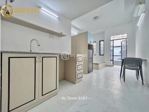 căn hộ studio, có gác ban công, giặt riêng ngay điện biên phủ, bình thạnh kế bên uef, hiu, mới 100%