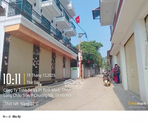 bán nhà phụng châu phường chương mỹ dt 40m, 4 tầng hơn 3 tỷ, 2 ô tô tránh, kinh doanh, đường thông.