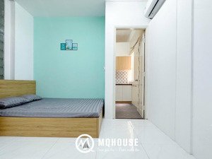 trống sẵn! căn hộ 1pn + cửa sổ full nt gần cv lê thị riêng, toà nhà viettel