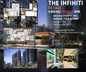 bán căn hộ duplex 3 phòng ngủ the infinity riviera point, p. phú thuận, quận 7 giá 13,8 tỷ