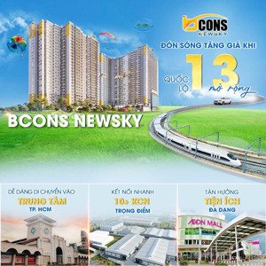 bcons newsky bình dương - căn hộ tầm giá dễ mua - thanh toán linh hoạt