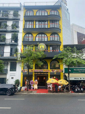 cho thuê nhà mặt phố huỳnh thúc kháng 60m x5t+tum, mặt tiền 9,5m, vị trí đẹp