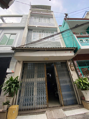 nhà 4 tấm hồng bàng (4x11)m [hẻm xe hơi - gần mặt tiền]