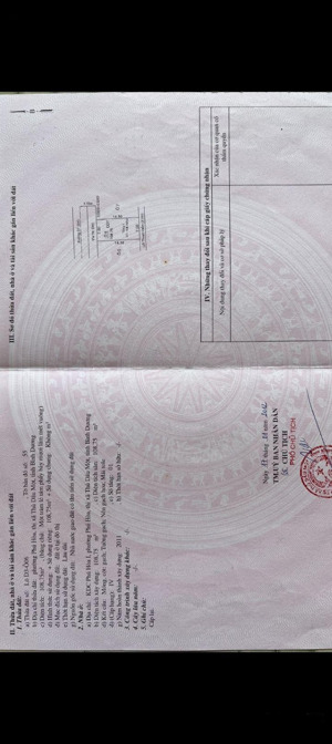 bán nhà hoàn công, kdc phú hoà i. diện tích : 7.5x14.5m