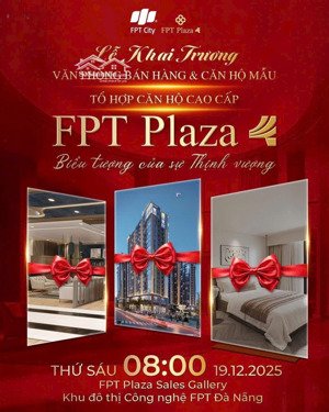 fpt plaza 4 căn 2pn tầng cao view đẹp