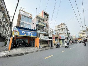 hạ 4 tỷ bán gấp nhà 4 tầng góc 2mt phan văn trị, bình thạnh, gần chợ bà chiểu, 6x26m, chỉ 28.9 tỷ