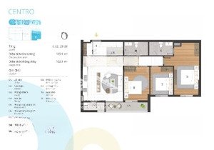 cực hiếm: chủ nhà cần bán gấp trước tết: 102m2 - 3pn - centro - view hồ tây nét - giá chỉ 9,6 tỷ