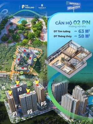 căn 2pn nhỏ (58m) 3.2 đồng - gia đình trẻ 4 người sinh hoạt thoải mái. tối ưu công năng sử dụng