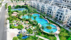 biệt thự song lập tại cọ xanh 4, mở cửa nhà là công viên bể bơi , gần vinschool,vincom và cổng vào