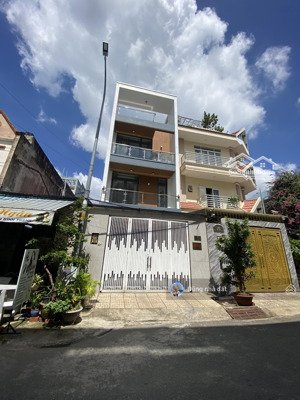 siêu phẩm 2 mặt hẻm xe hơi phan văn trị, 5 tấm, 5x24m sổ đẹp, nhà mới cứng hdt:55 tr/ tháng