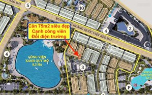 liền kề 75m² cạnh công viên bể bơi và đối diện trường 16.4 tỷ. vị trí đẹp nhất noble tây thăng long