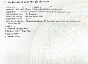 bán nhà mặt phố đường b, 5,5 tỷ, 93,2 m2, đẹp, nhiều tiện ích tại tây ninh