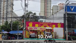 bất động sản hàng hiệu! góc 2 mt lương định của - 11x19m, xd 1 hầm 7 tầng khu vực được xây cao